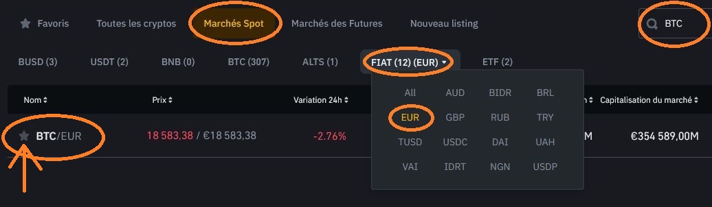 selection paire